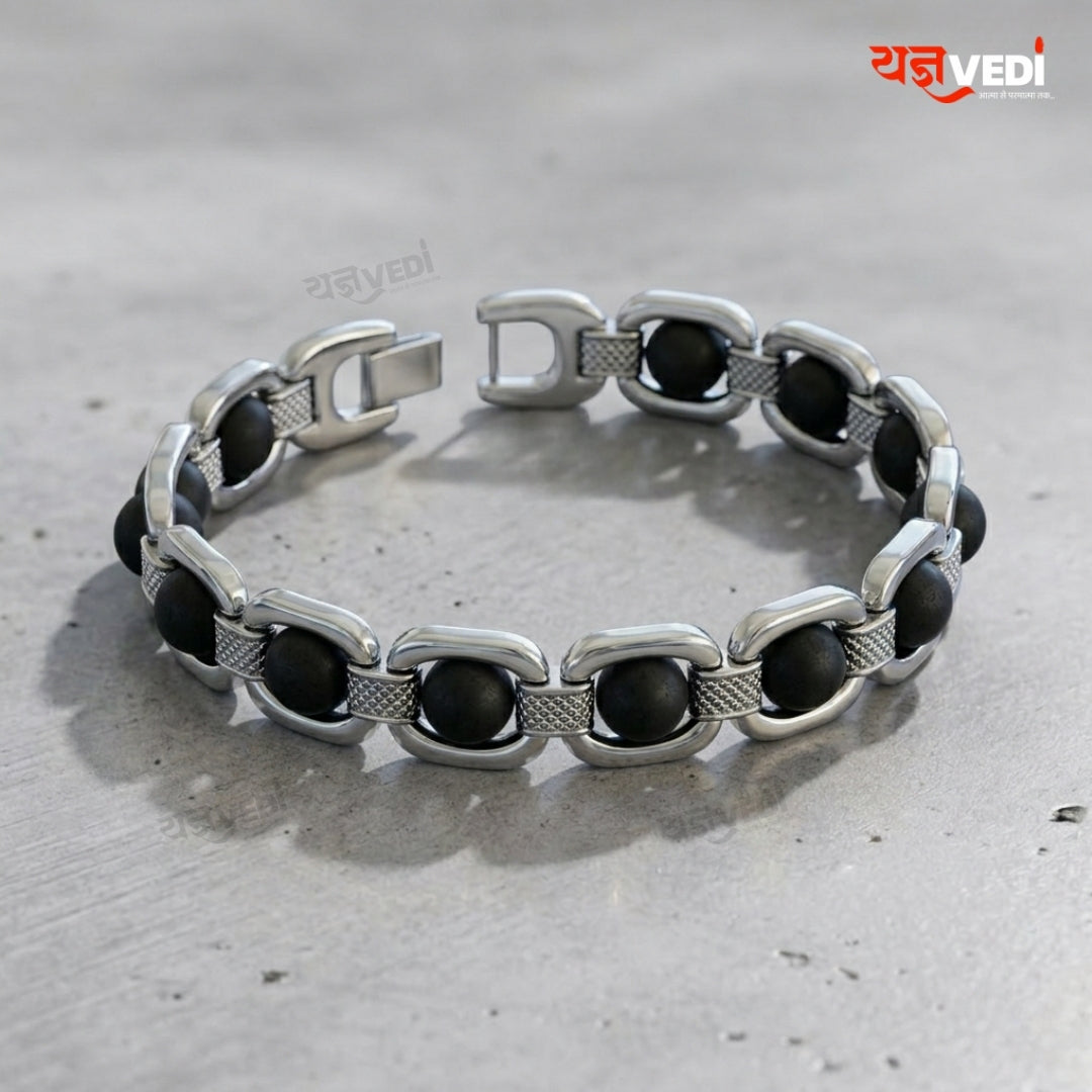 Silver Plated Essential Karungali Bracelet