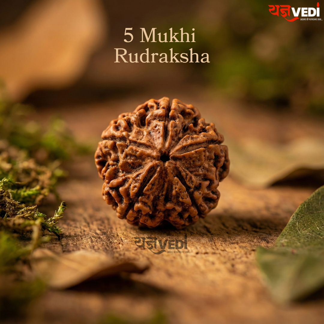 Free Original 5 Mukhi Nepali Rudraksha (Paanch Mukhi) | Yagnvedi (Limited-Time Offer)