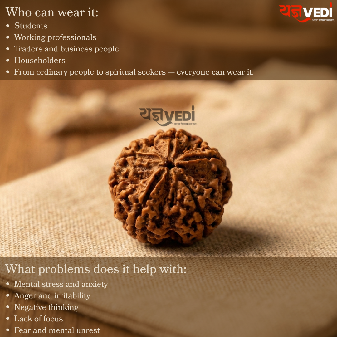 Free Original 5 Mukhi Nepali Rudraksha (Paanch Mukhi) | Yagnvedi (Limited-Time Offer)