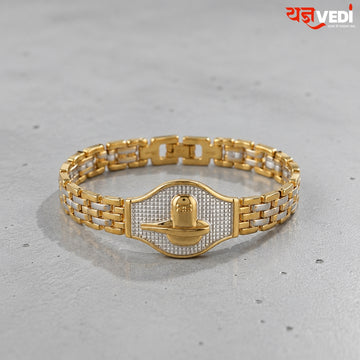 Gold Plated Shivling Rakhi