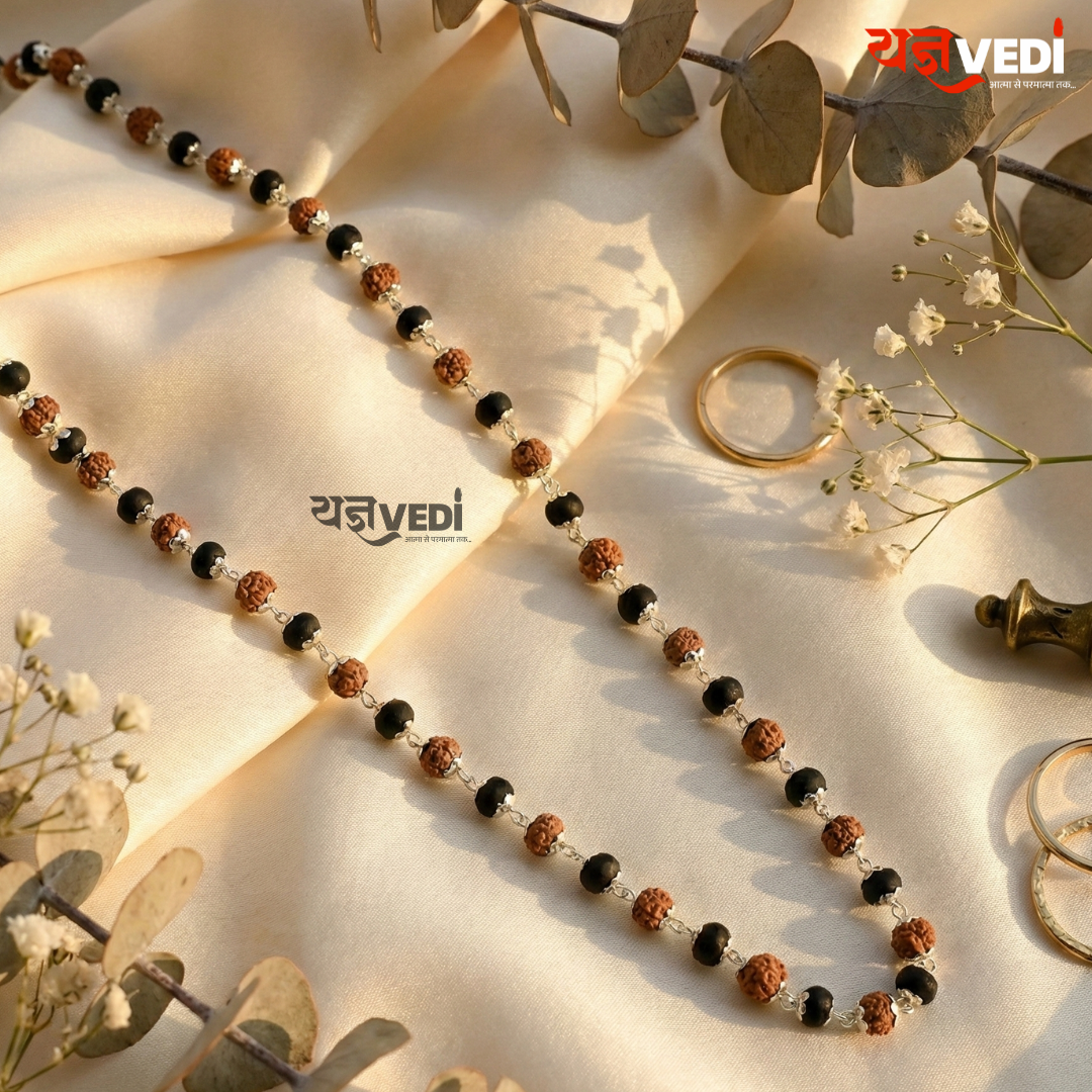 Karungali Rudraksh Mix Mala