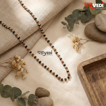 Karungali Rudraksh Mix Mala