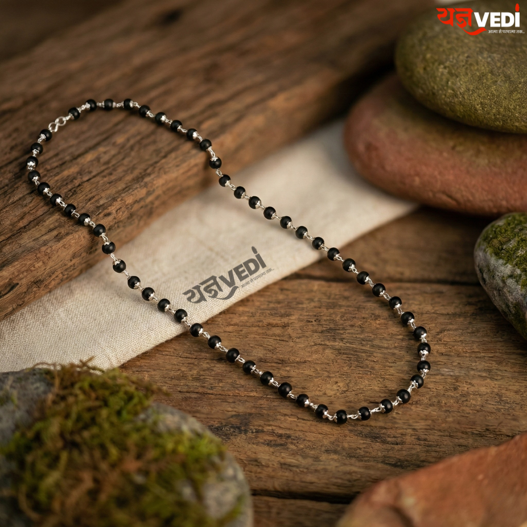 Ladies Karungali Mala – Sacred Elegance for Divine Protection & Inner Strength