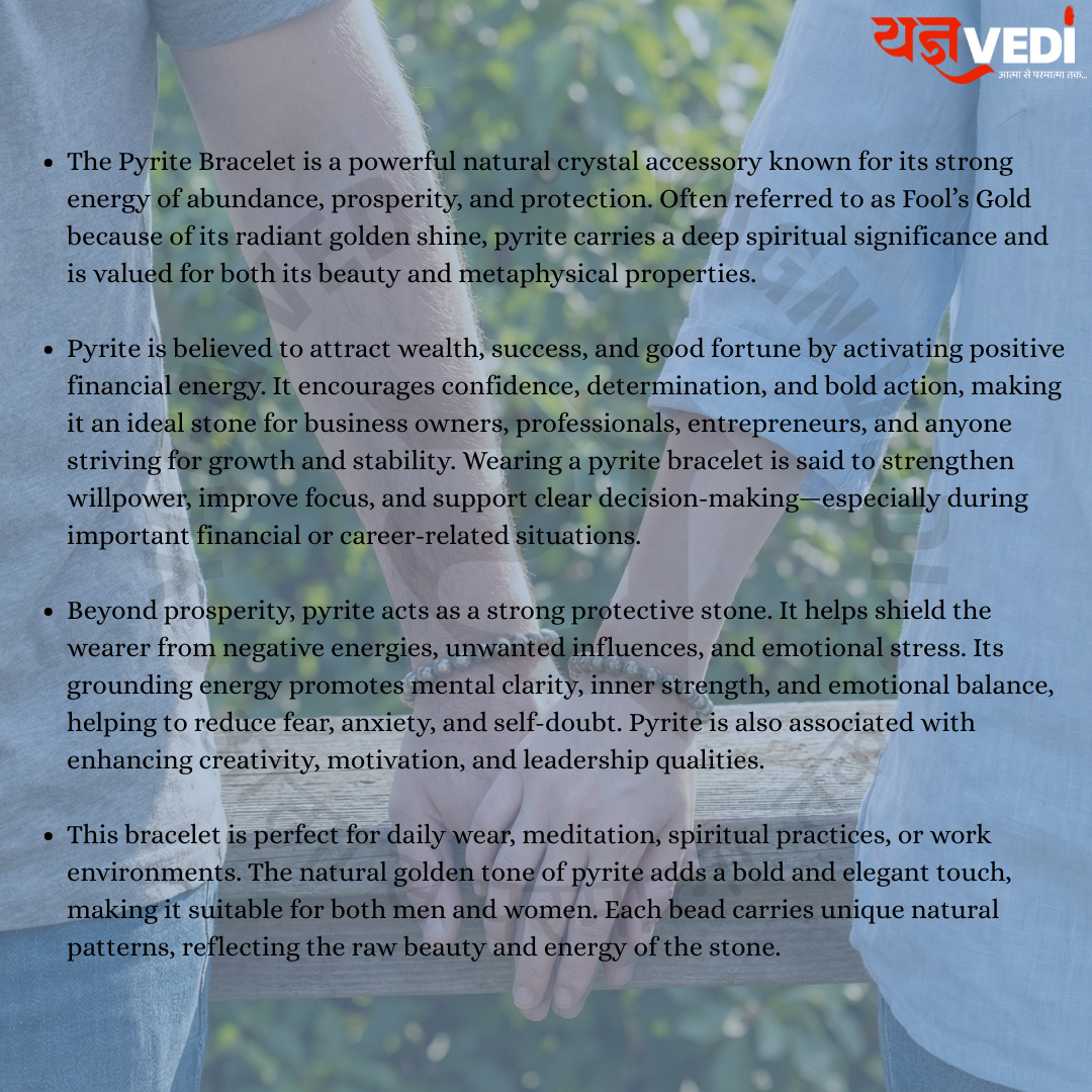 Pyrite Wealth & Protection Bracelet