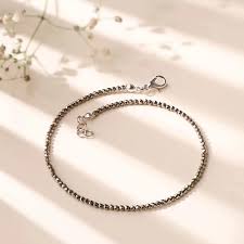 Raw Pyrite Anklet